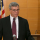St. Louis County Prosecutor Robert McCulloch announces the grand jury’s decision not to indict Ferguson police officer Darren Wilson in the shooting death of Michael Brown on November 24, 2014, at the Buzz Westfall Justice Center in Clayton, Missouri